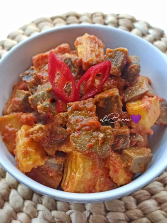Cara Gampang Menyiapkan Resep 491. Hati Sapi&amp;Kentang Balado Anti Ribet, Sempurna