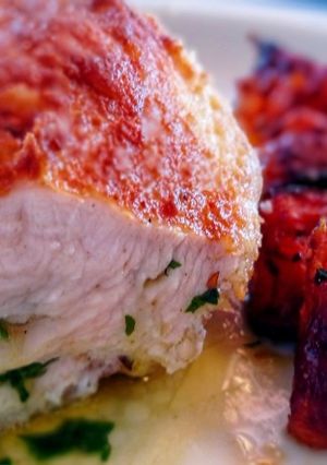 Una foto de Pollo estilo Kiev