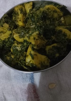 मेथी आलू की सब्जी (methi aloo ki sabzi recipe in Hindi) रेसिपी मुख्य फोटो