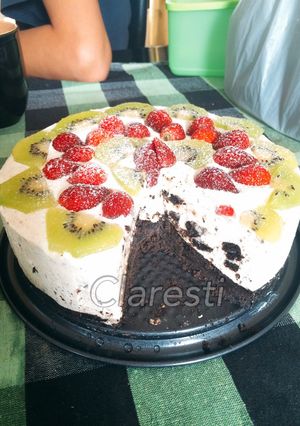 Foto resep Fruity Oreo Cheese Cake