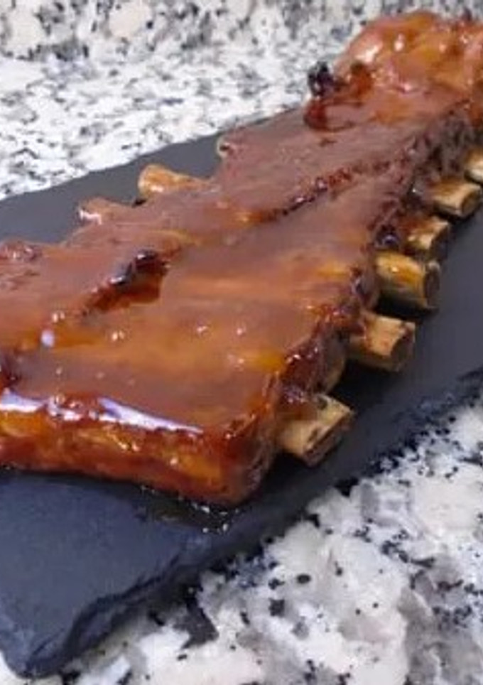 Una foto de Costillas de Cerdo con Salsa de Mandarina