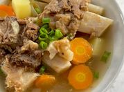 Gambar kuah sup daging
