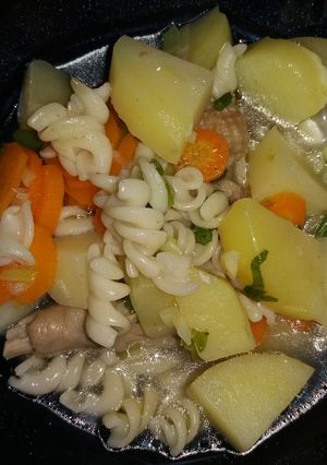 Foto resep Sup ayam makaroni