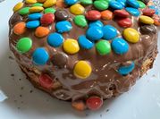 Una foto de restos de chocolate