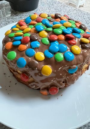 Una foto de Pan dulce navideño con chips de chocolate