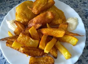 Foto principal de Fish and chips (pescado y patatas)