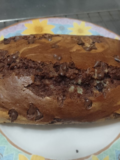 Una foto de Budín marmolado fácil
