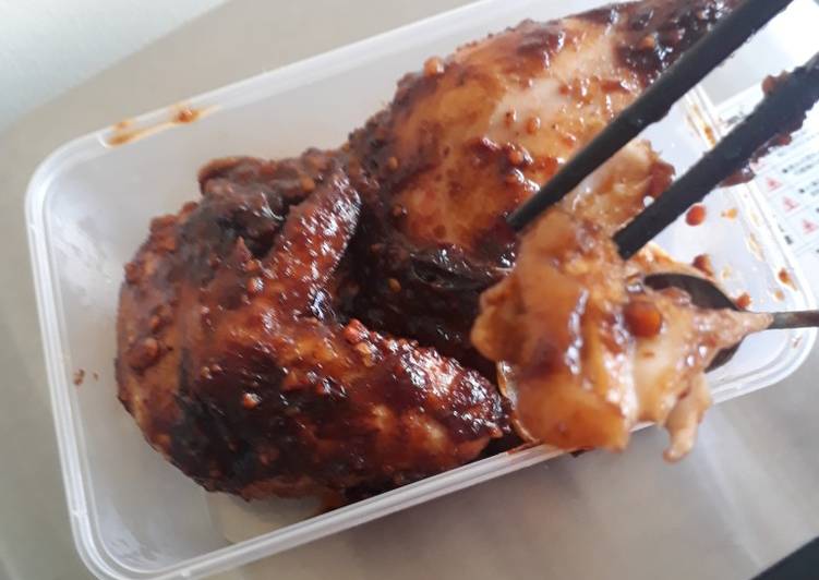 Proses memasak Ayam panggang empuk dan simple yang sempurna