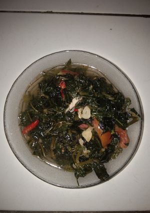 Foto resep Tumis daun pepaya jepang
