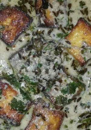 A picture of Kashmiri Paneer.