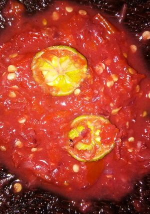 Foto resep Sambal terasi jeruk limo