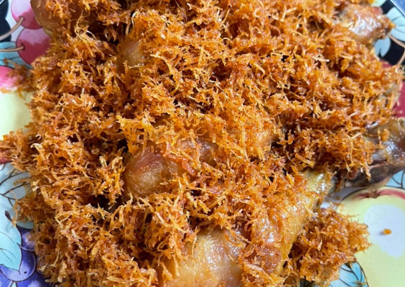 Ayam goreng kremes serundeng kelapa