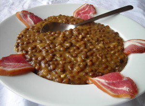 Lencsefőzelék recept fotója