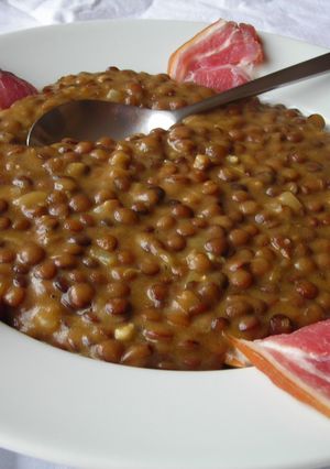 Lencsefőzelék recept fotója