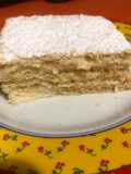 Milhoja con crema pastelera