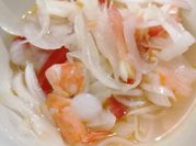Una foto de ceviche de camaron
