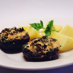 Stuffed Mushrooms A picture of Stuffed Mushrooms.