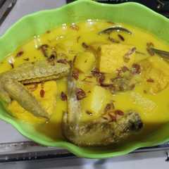 รูปของ Opor ayam tahu kentang fibercreme
