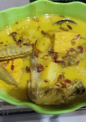 Foto resep Opor ayam tahu kentang fibercreme
