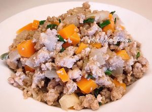 Hình của món Thịt rim rau củ.