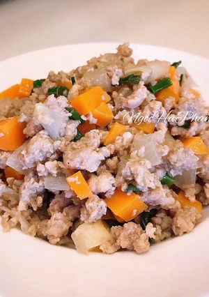 Hình của món Thịt rim rau củ.