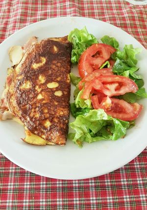 Una foto de Omelette a la pizza