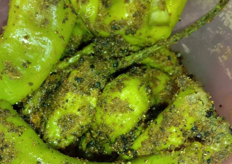 Steps to Make Super Quick Homemade Green chilli pickle
