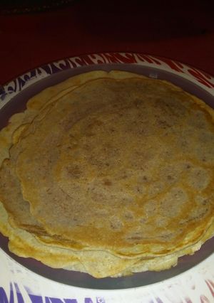 Una foto de Panqueques de avena y cacao