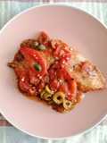 Pescado a la vizcaína en microondas 👌🏼⏰