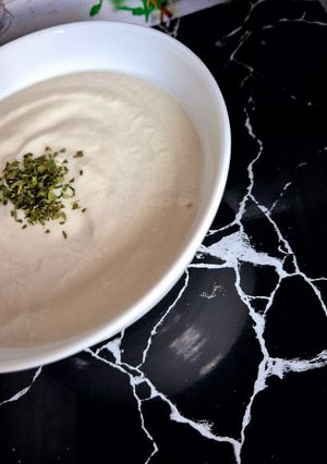 Une photo de Velouté de topinambours en cocotte