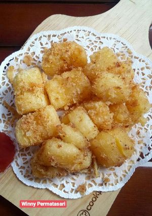 Foto resep Singkong Goreng Empuk Merekah
