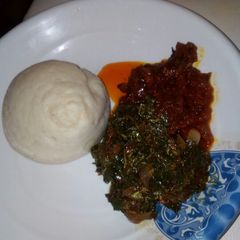 A picture of Spinach soup.