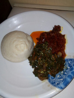 A picture of Spinach soup.