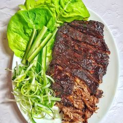 Mongolian Crispy Lamb A picture of Mongolian Crispy Lamb.