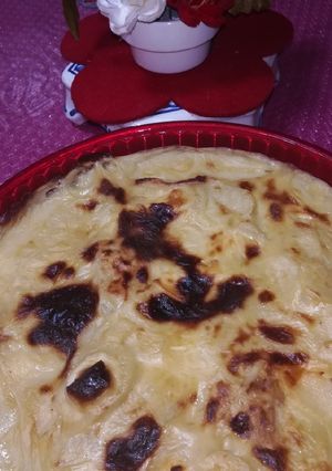 صورة لوصفة بطاطا بالحليب وصوص بيشاميل