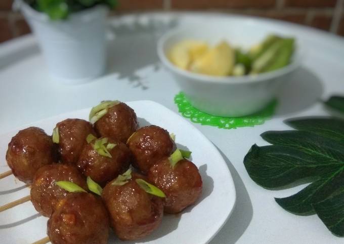 Resep Bakso Bakar Teflon Oleh Sach Kitchen Cookpad