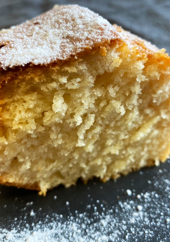 Una foto de Bizcocho de queso mascarpone y yogurt griego