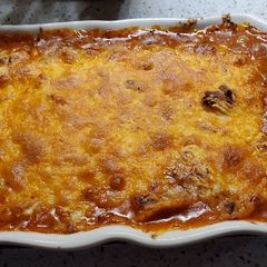 A picture of 4 Ingredient Hamburger Casserole.