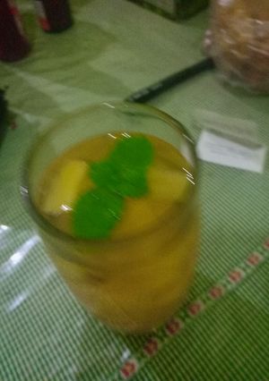 Foto resep Setup Nanas Daun Mint#bikinramadhanberkesan