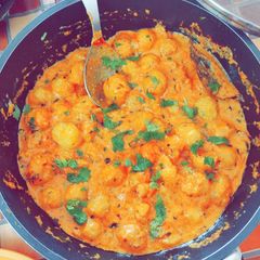 A picture of Dum Aloo.