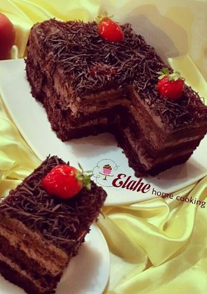 عکسی از دستور کیک شکلاتی