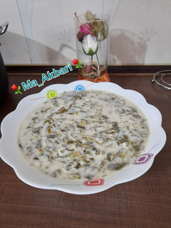 عکسی از دستور آش دوغ آذربایجان