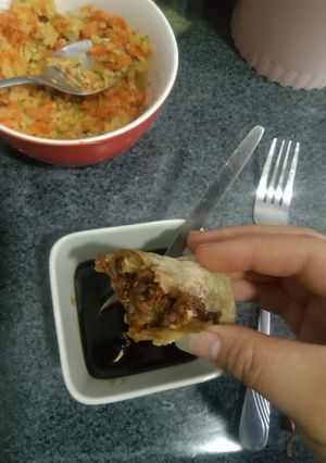 Una foto de Arrollados primavera, con lo que hay 😋