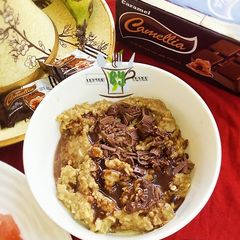 A picture of Banana cookie dough dip.