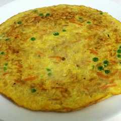 Una foto de Tortilla de atún y zanahoria