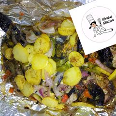 A picture of Grilled fish.