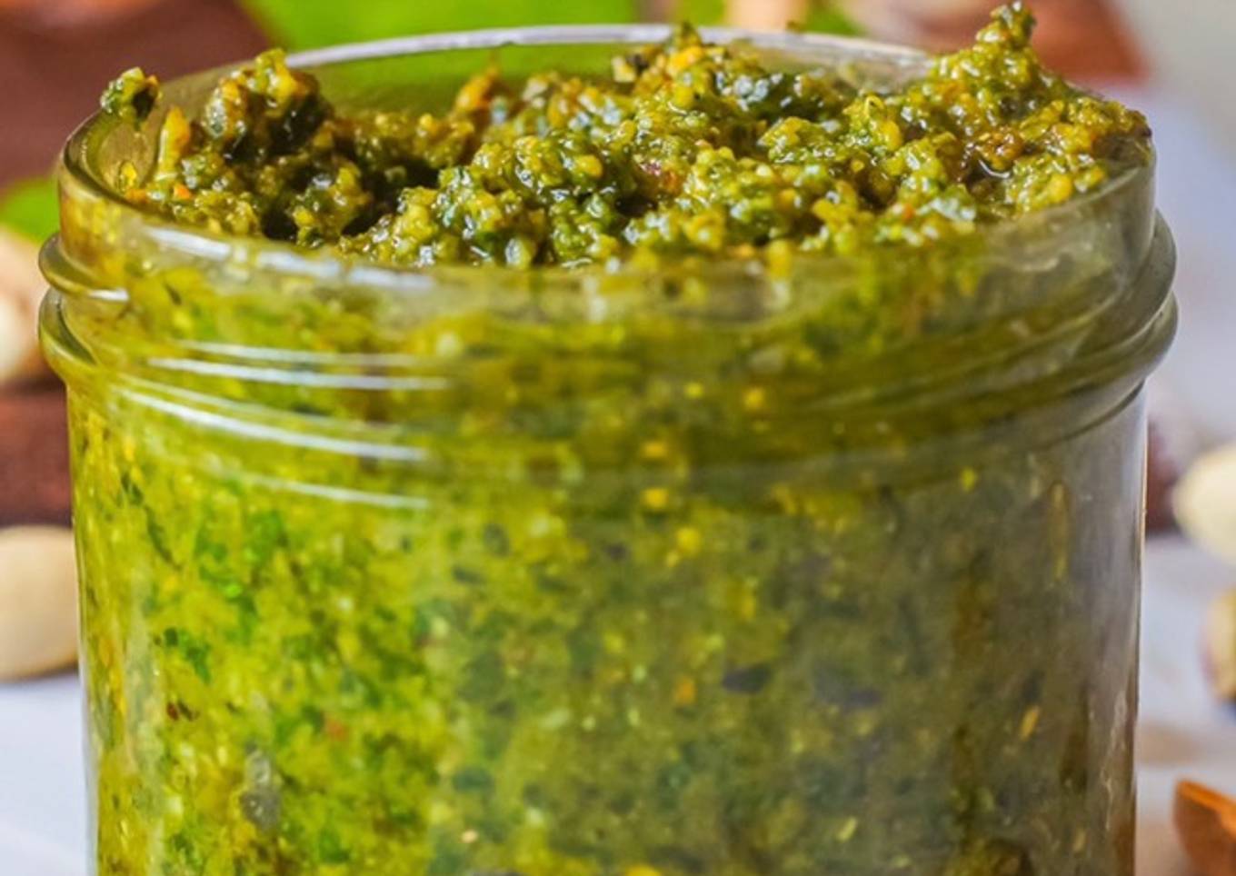 Pesto de pistachos