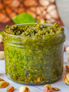 Una foto de Pesto de pistachos
