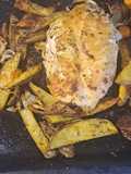 Rico pollo al horno CON PAPAS Rústicas
