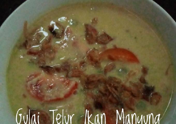 Recipe: Perfect Gulai Telur Ikan Manyung